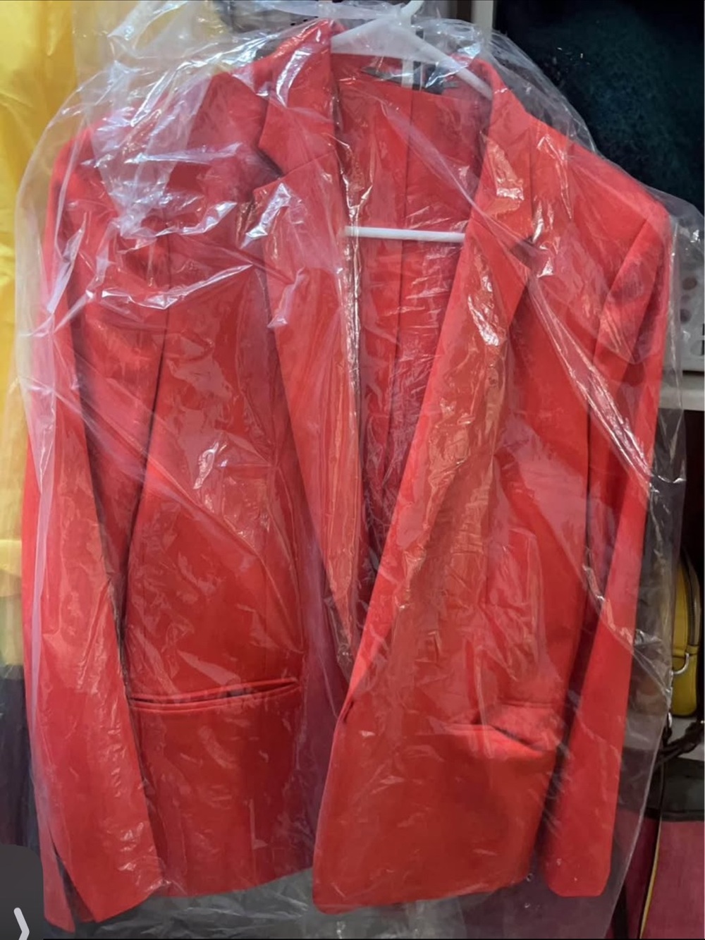 Topshop Red Tailored Blazer Jacket